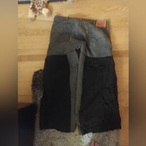Levi's Black and Gray Denim Jeans